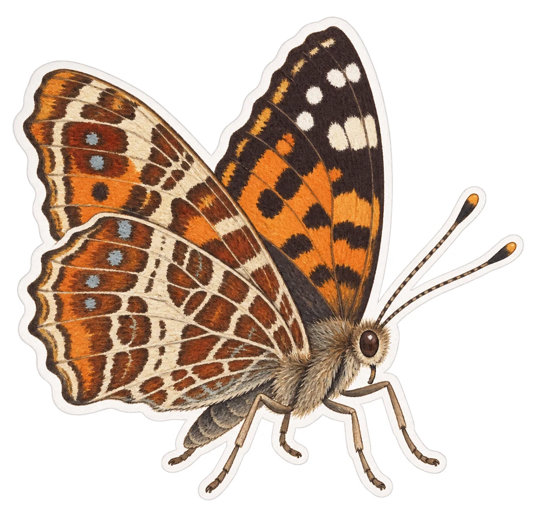 La carte géographique (Araschnia levana)
