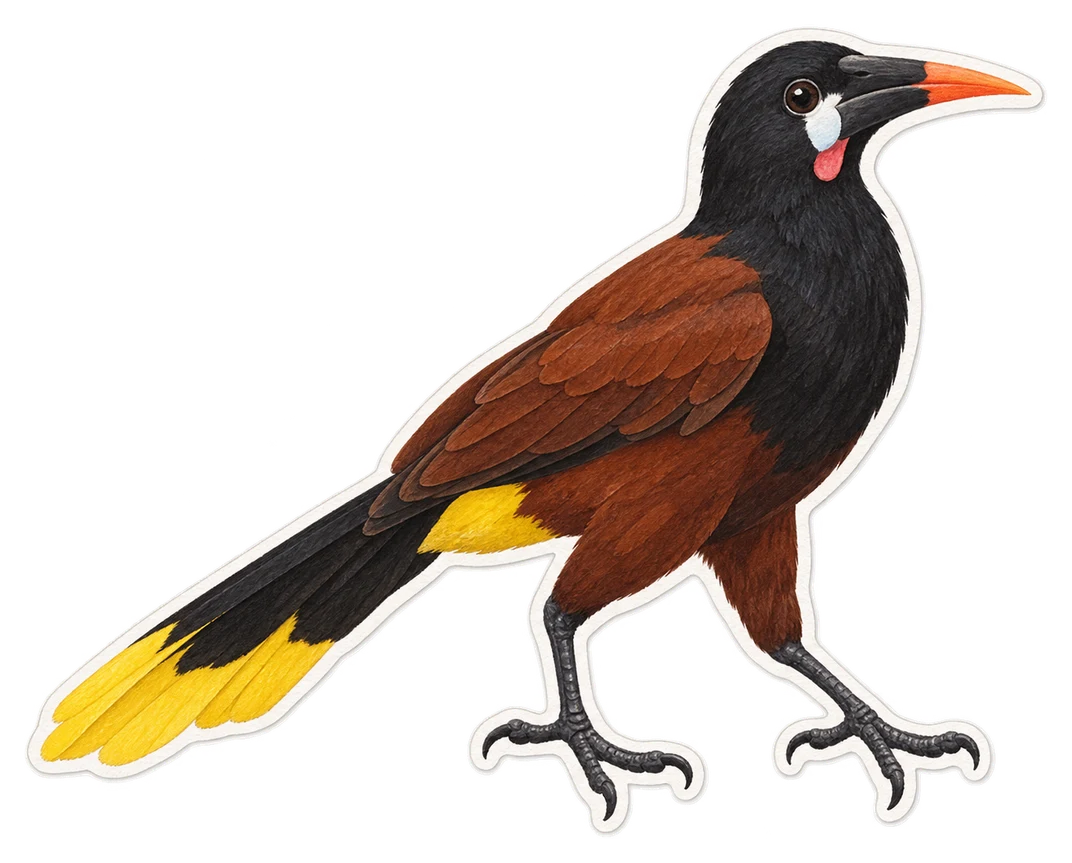 Le cassique de Montezuma (Psarocolius montezuma)