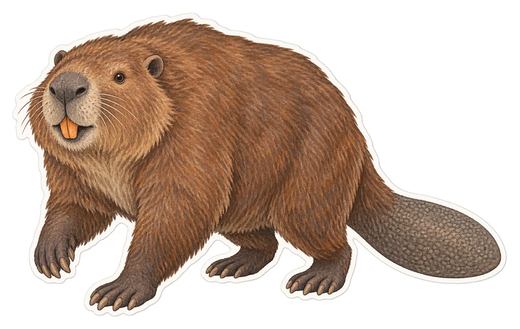 Le castoroïde (Castoroides ohioensis)