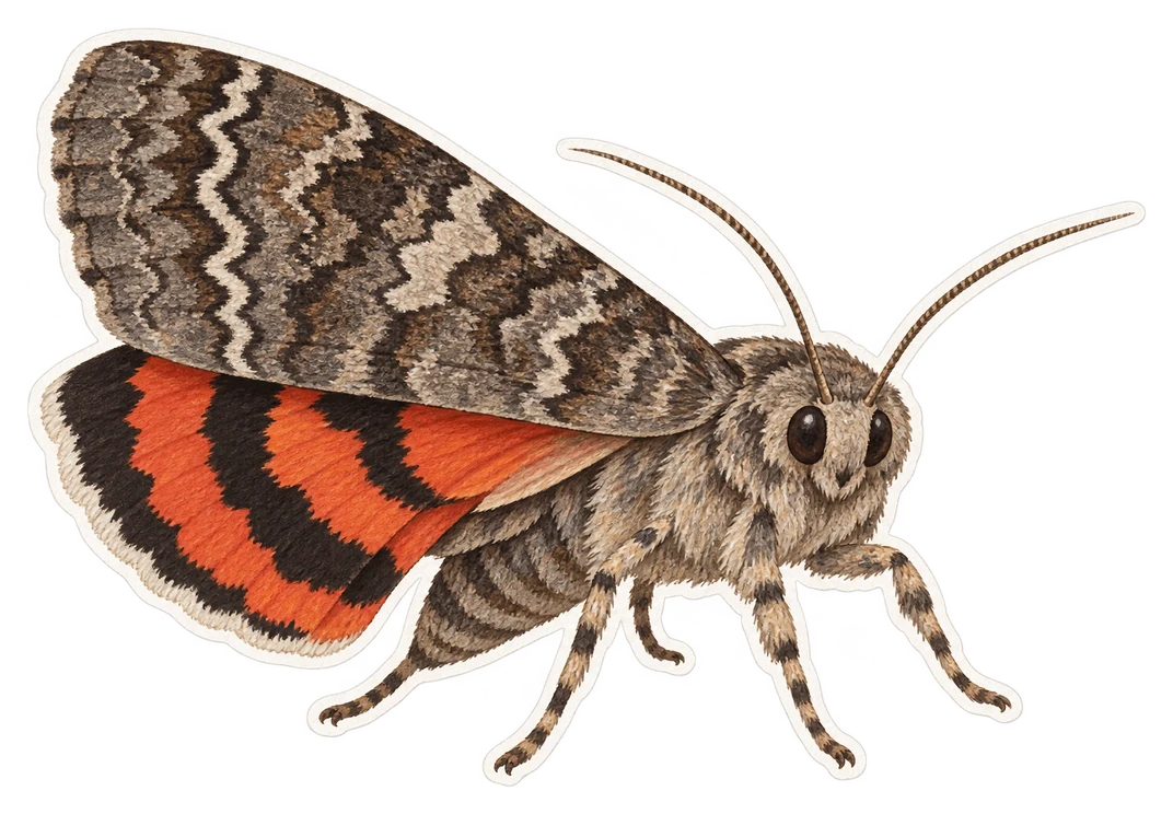 Le catocala conjuncta (Catocala conjuncta (Grote, 1872))