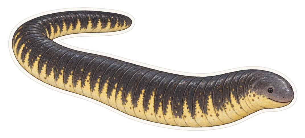 La cécilie de Thompson (Caecilia thompsoni)