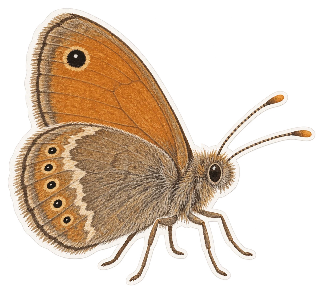 Le céphale (Coenonympha arcania)