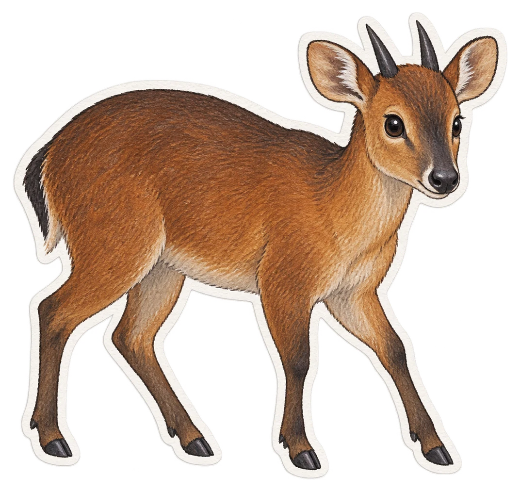 Le céphalophe bai (Cephalophus dorsalis)
