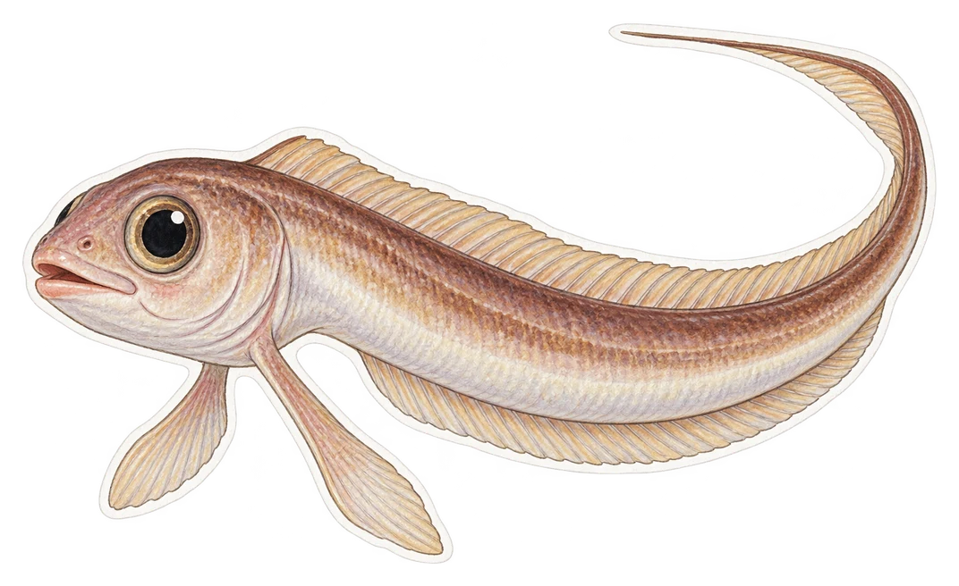 La cépole commune (Cepola macrophthalma)