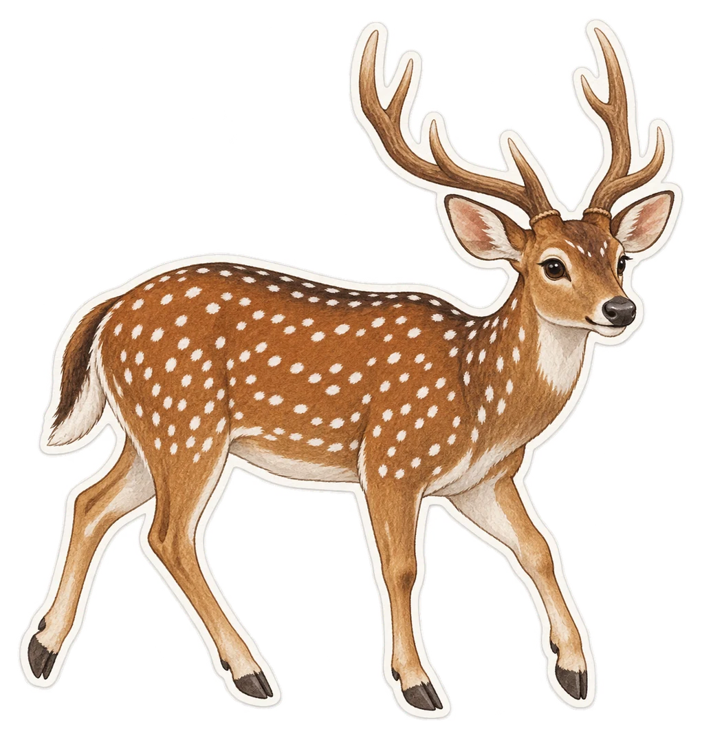 Le cerf axis (Axis axis)