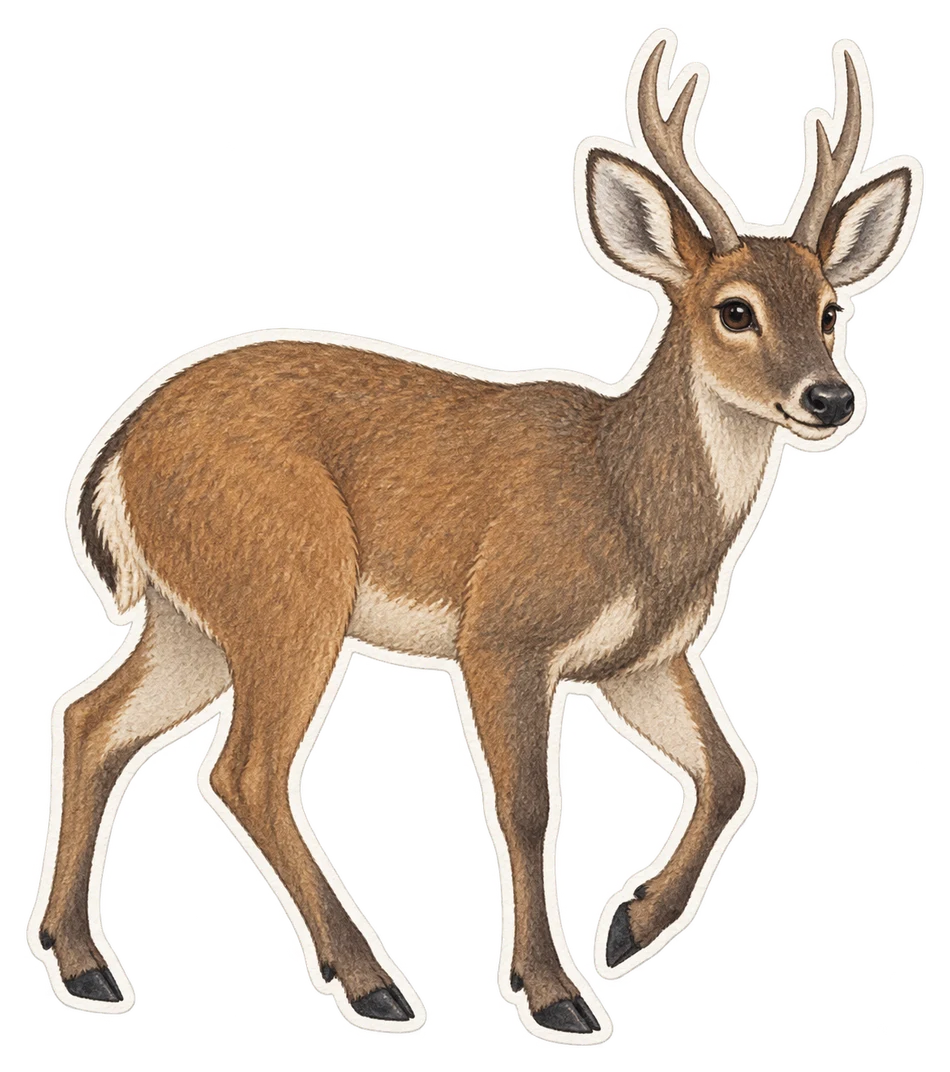 Le cerf des Andes du Nord (Hippocamelus antisensis)