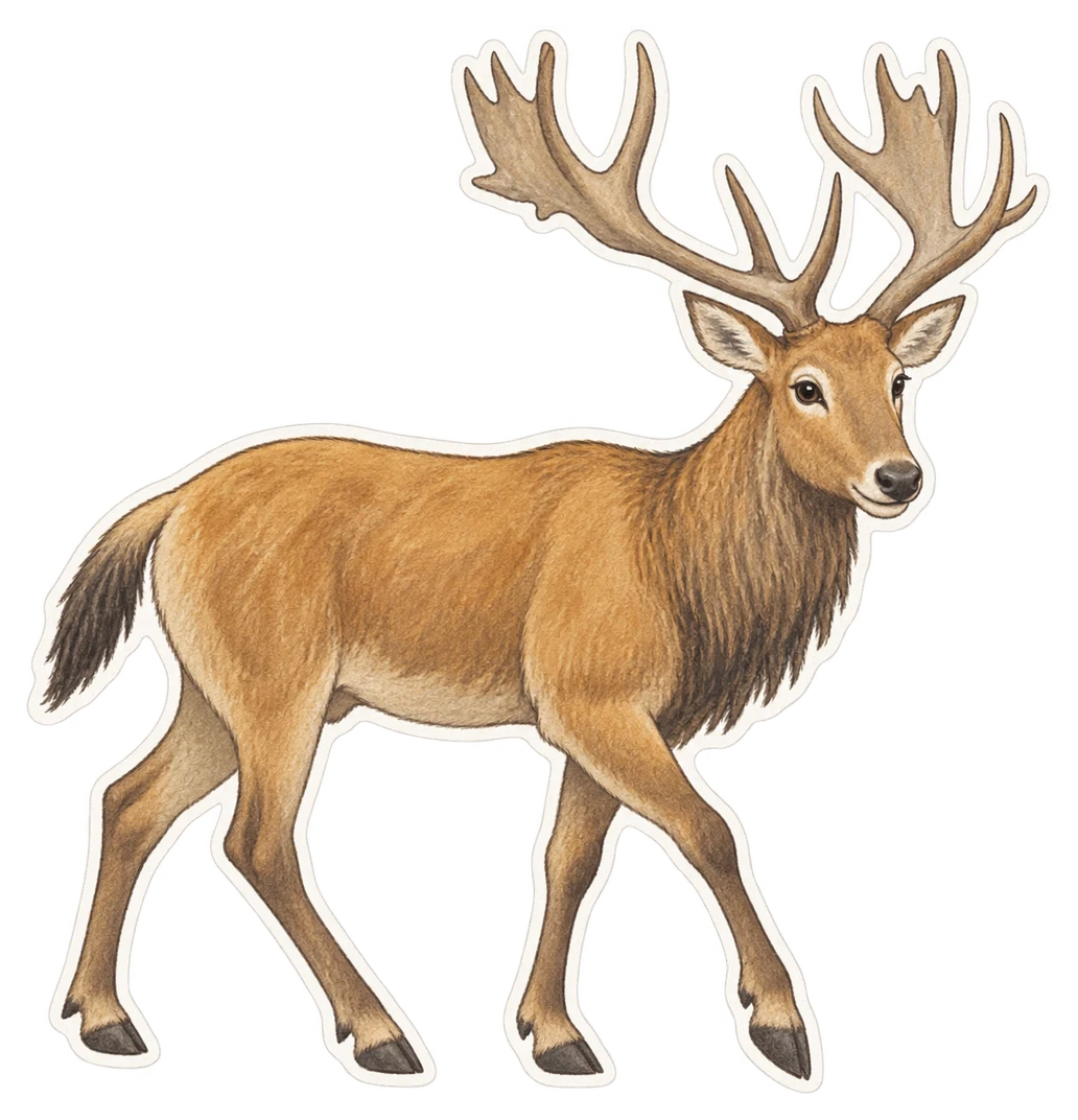 Le cerf du père David (Elaphurus davidianus)
