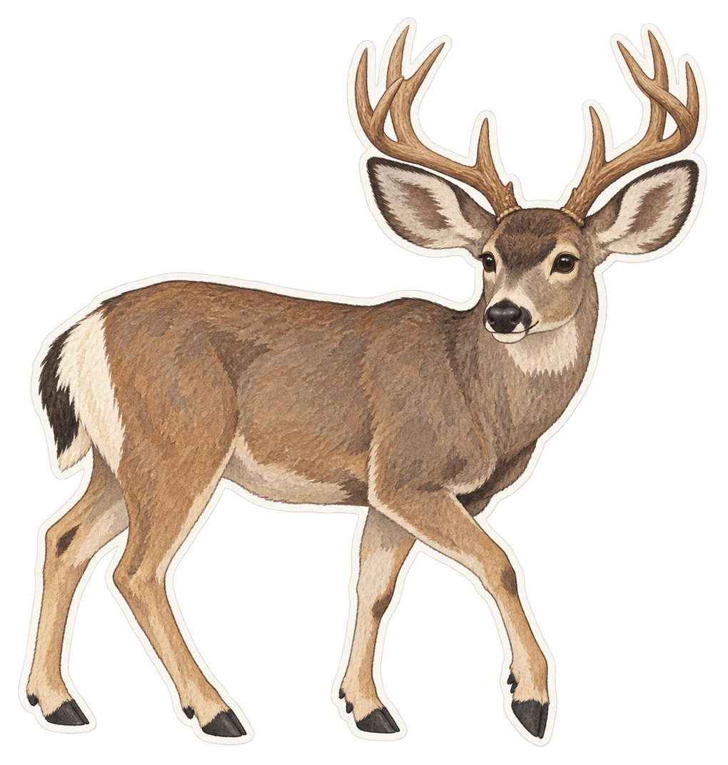 Le cerf mulet (Odocoileus hemionus)