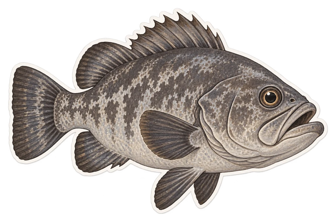 Le cernier commun (Polyprion americanus)