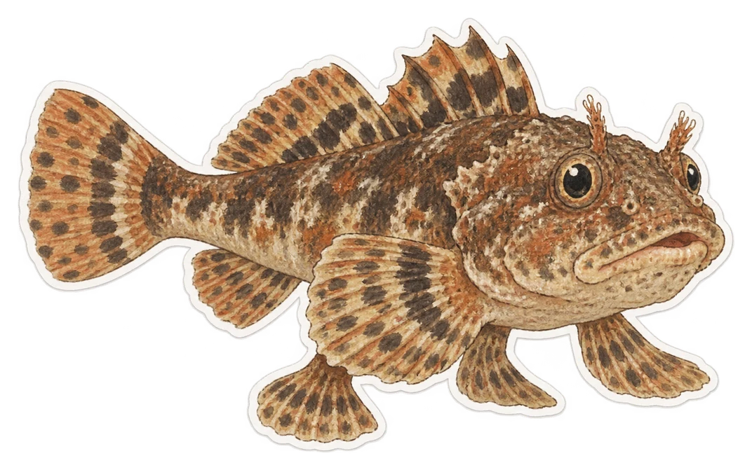 Le chabot de mer (Taurulus bubalis)