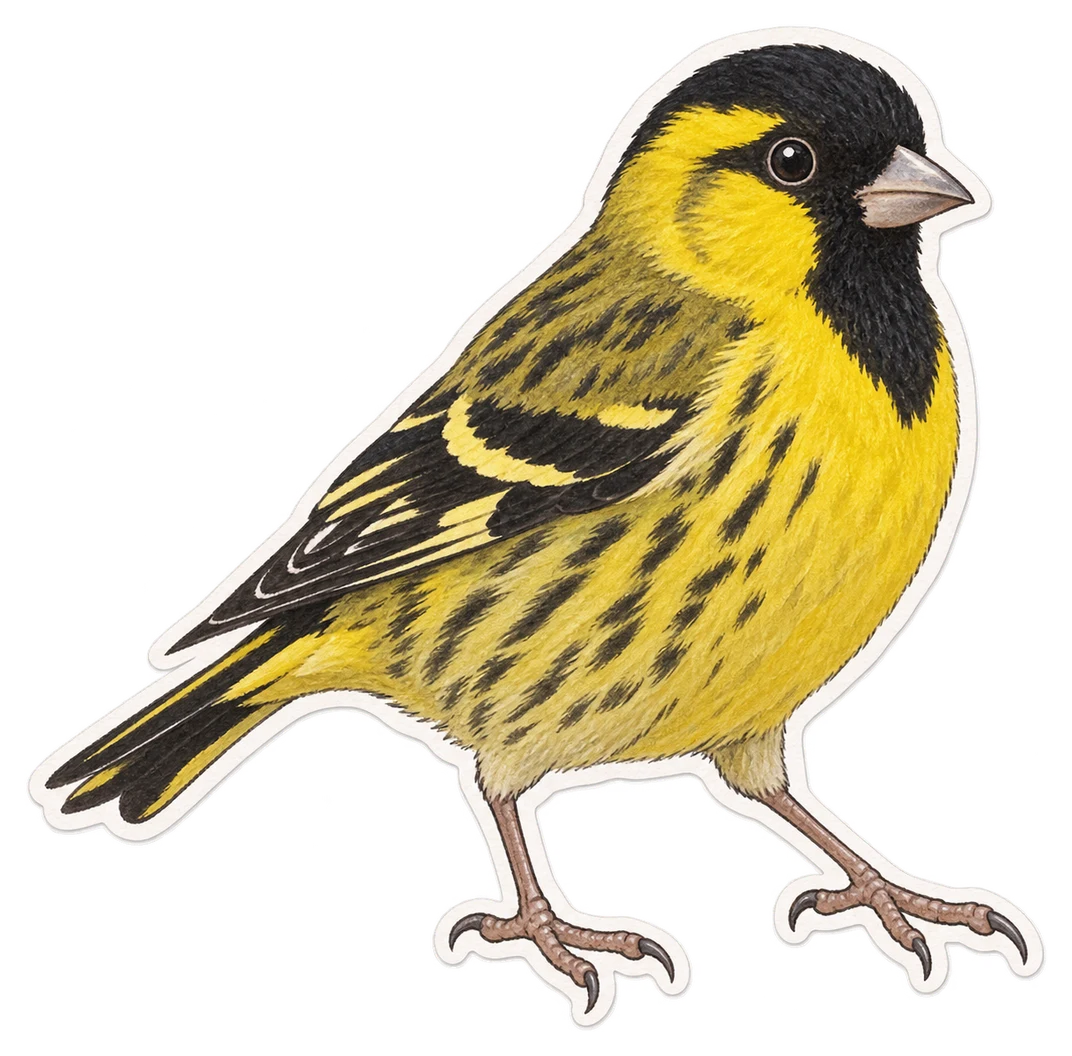 Le chardonneret de Magellan (Spinus magellanicus)