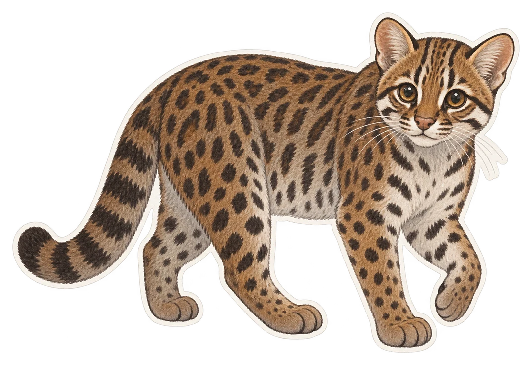 Le chat de Temminck (Pardofelis temminckii)
