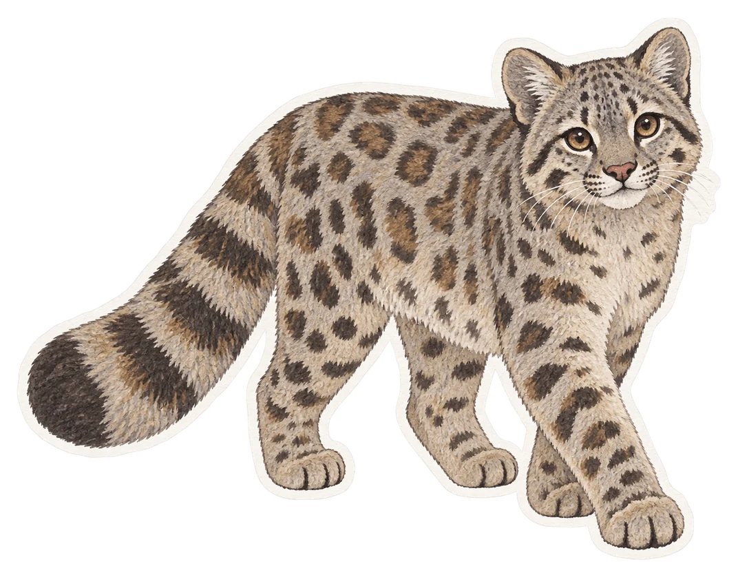 Le chat des Andes (Leopardus jacobita)