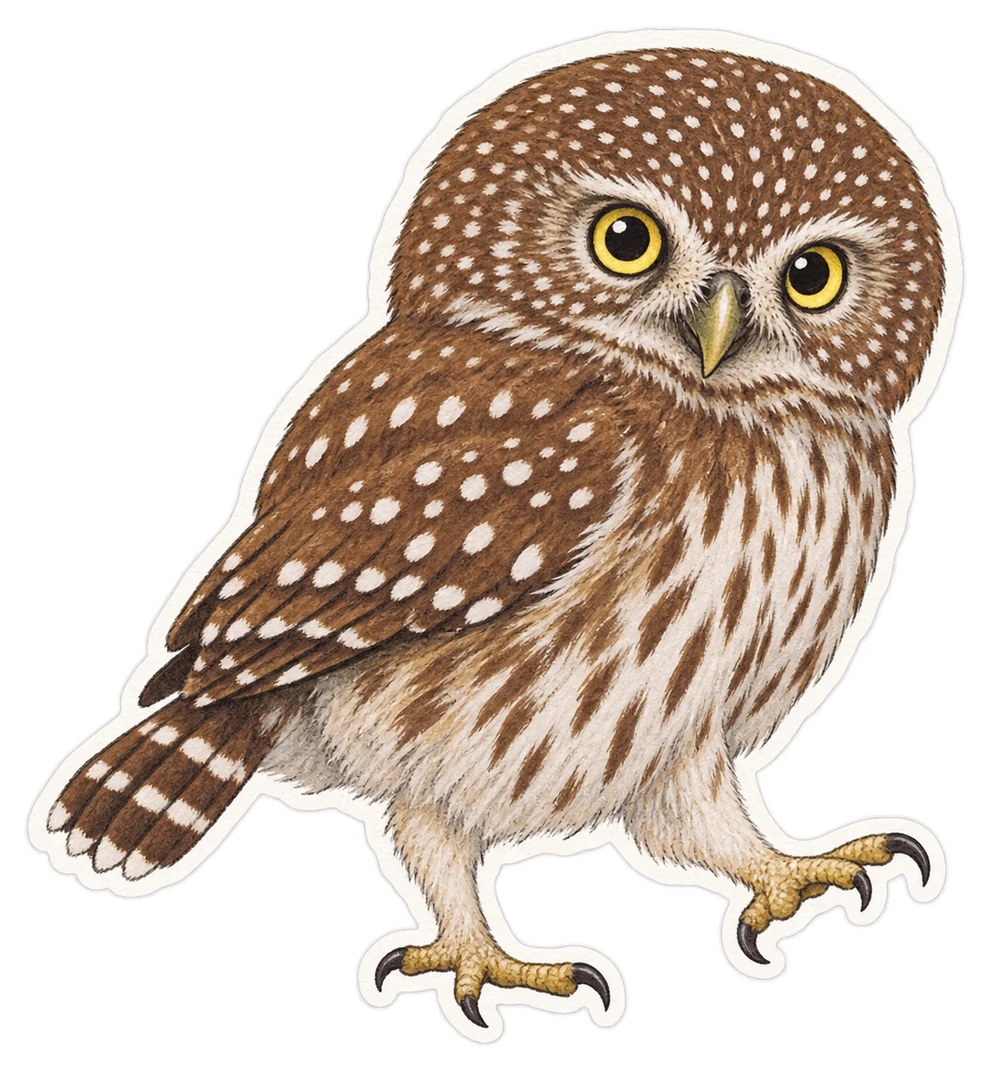 La chevêchette naine (Glaucidium gnoma)