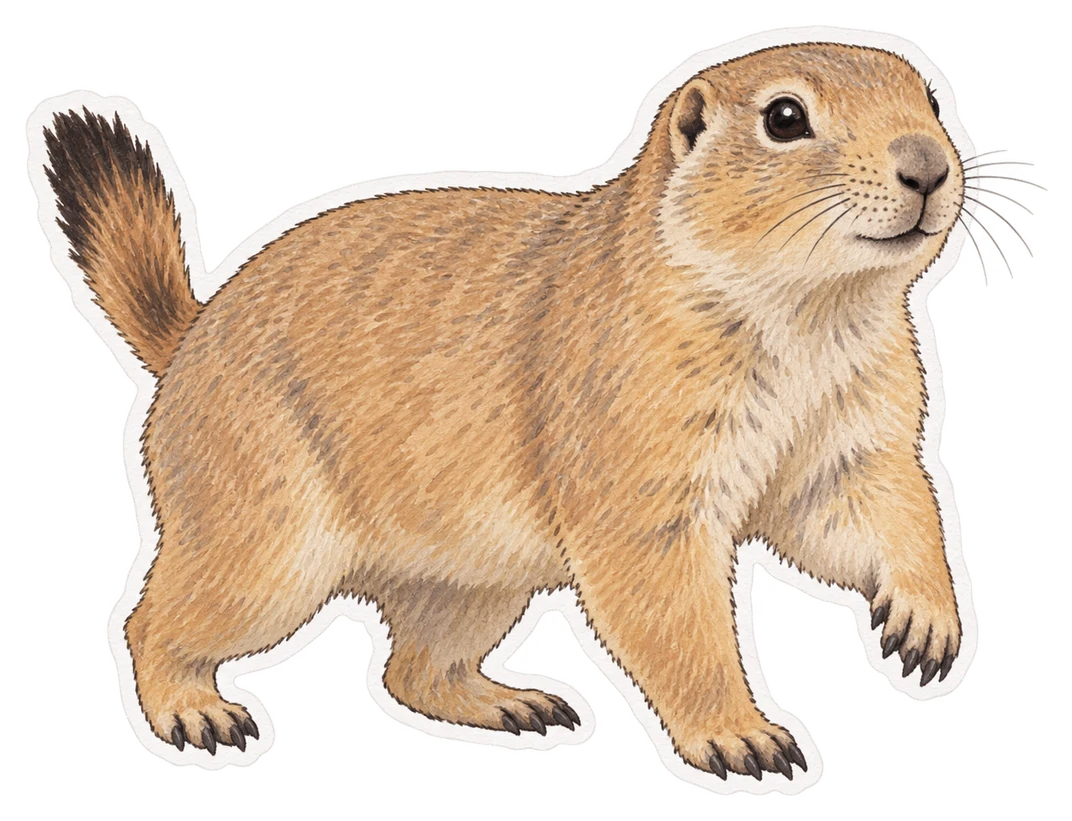 Le chien de prairie du Colorado (Cynomys gunnisoni)