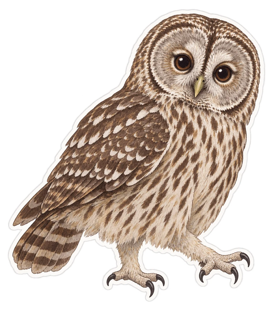 La chouette du Sichuan (Strix davidi)