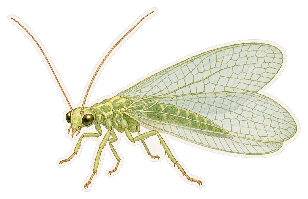 La chrysope perle (Chrysopa perla)