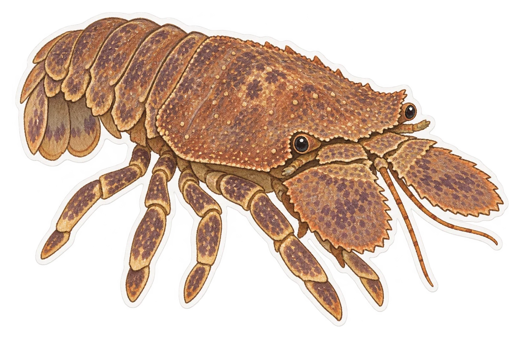 La cigale de mer (Scyllarides latus)