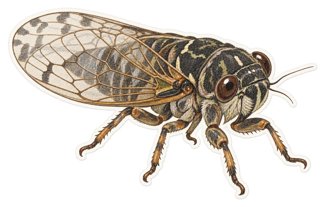 La cigale de montagne (Cicadetta montana)
