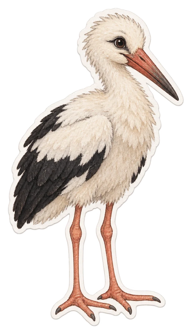 Le petit de la cigogne