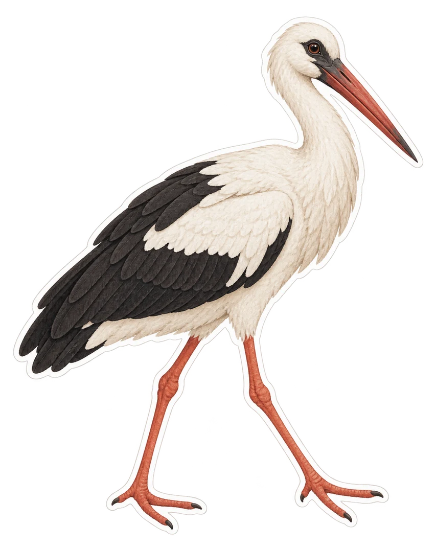 La cigogne de Storm (Ciconia stormi)