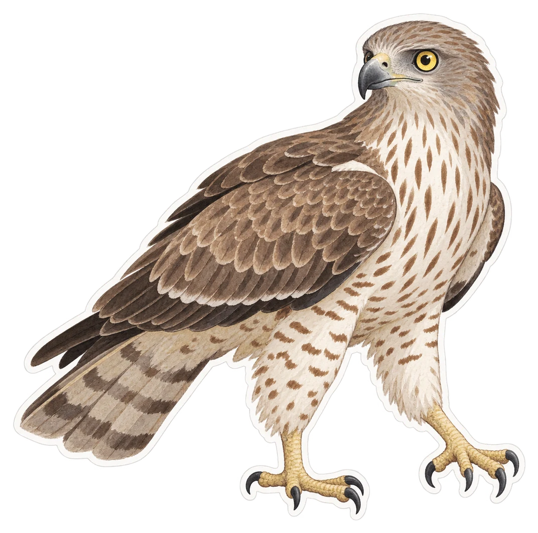 Le circaète Jean-le-Blanc (Circaetus gallicus)