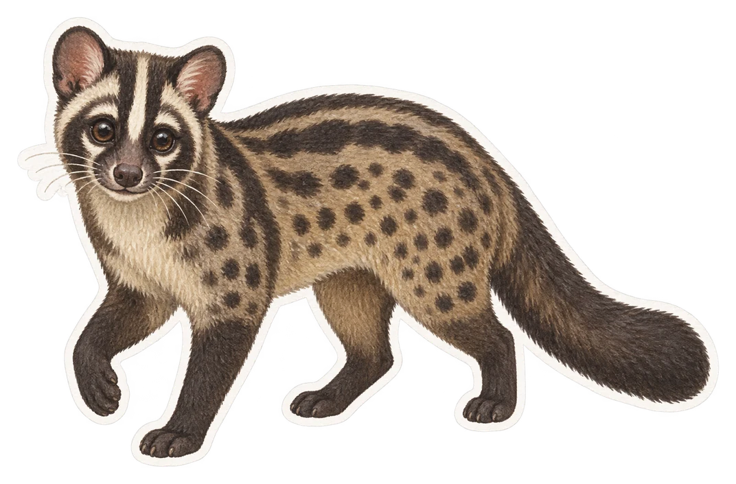La civette d’Owston (Chrotogale owstoni)