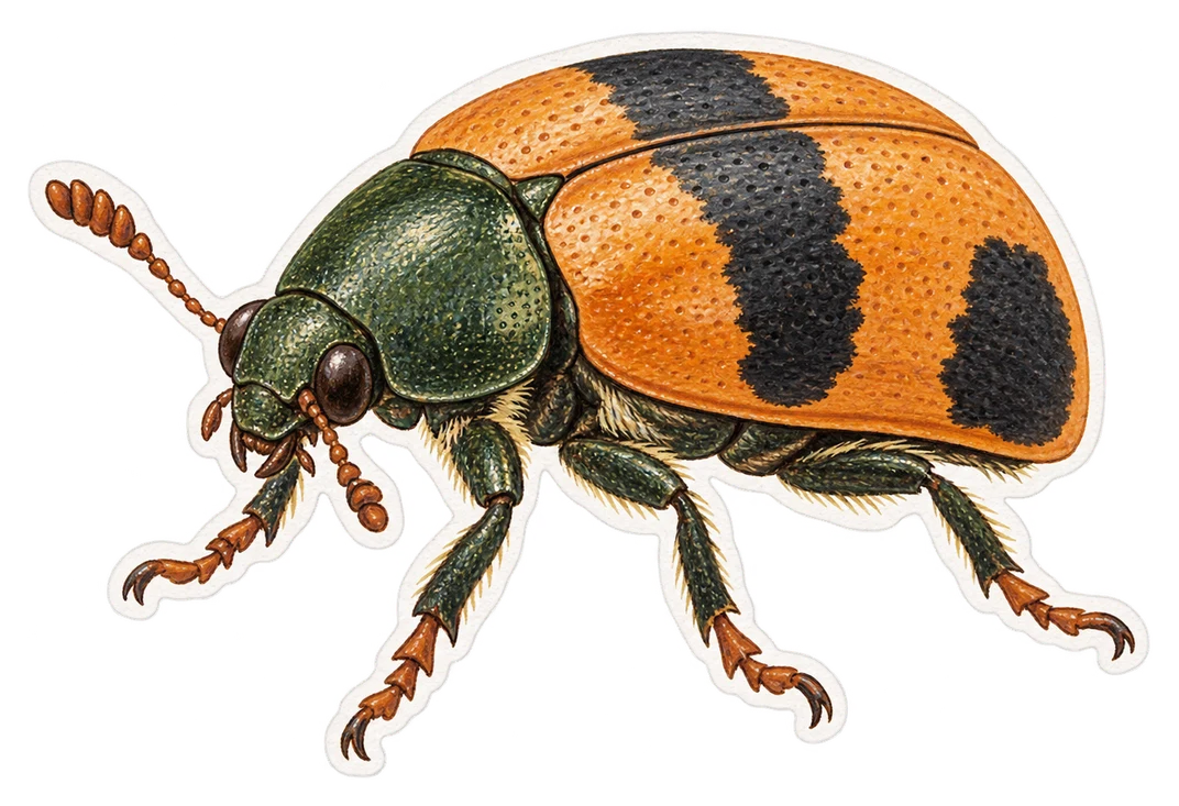 Le clytra laeviuscula (Clytra laeviuscula)