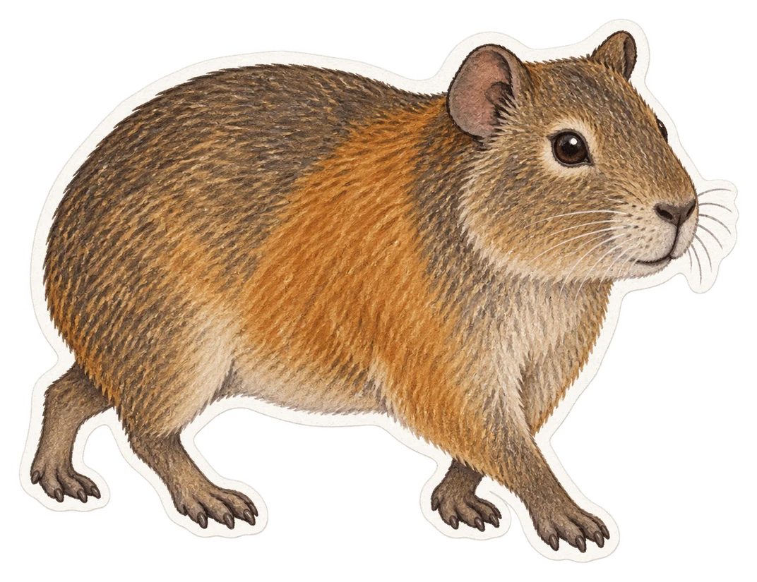 Le cobaye de Moleques do Sul (Cavia intermedia)