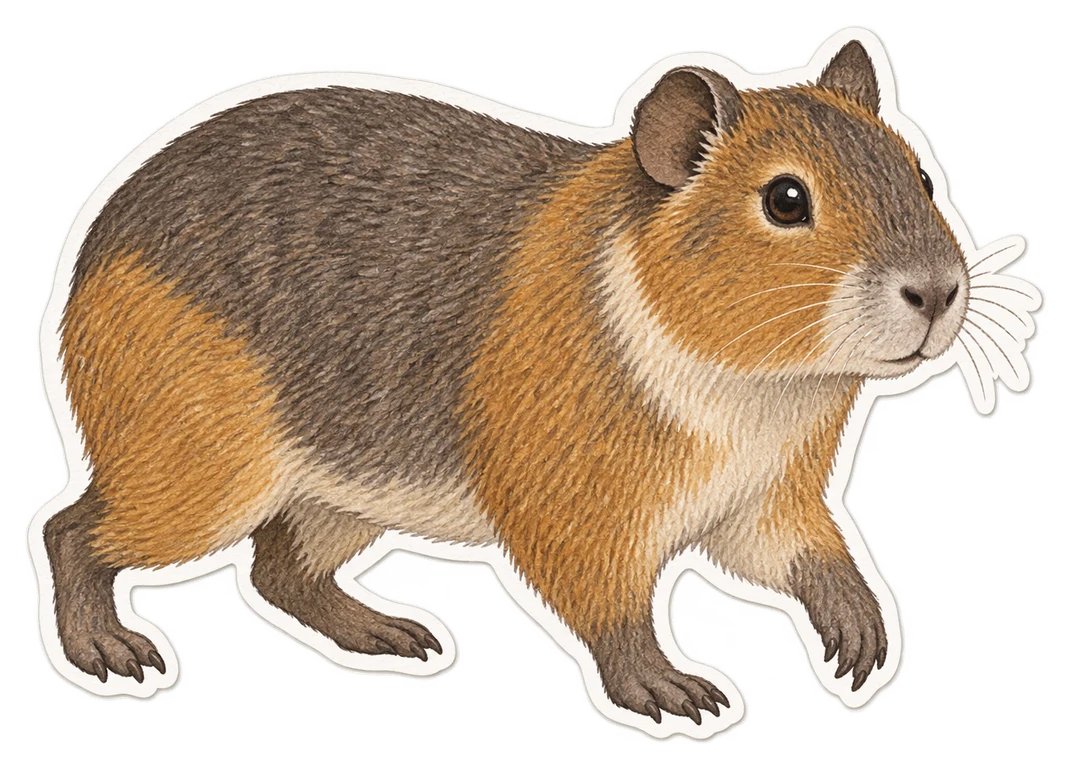 Le cobaye de Tschudi (Cavia tschudii)