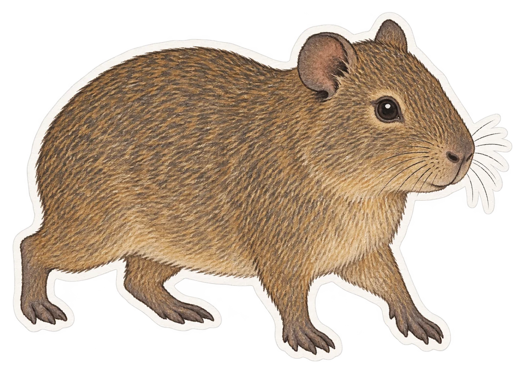 Le cobaye sauvage (Cavia aperea)
