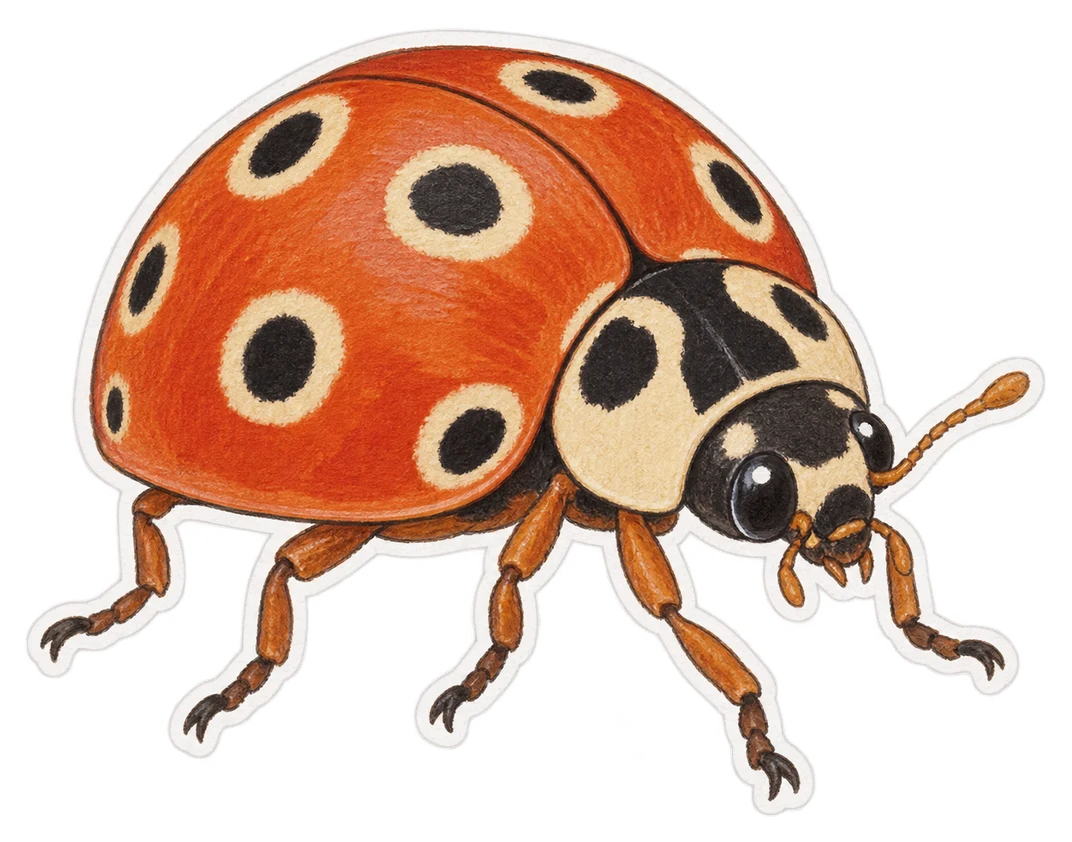 La coccinelle ocellée (Anatis ocellata)