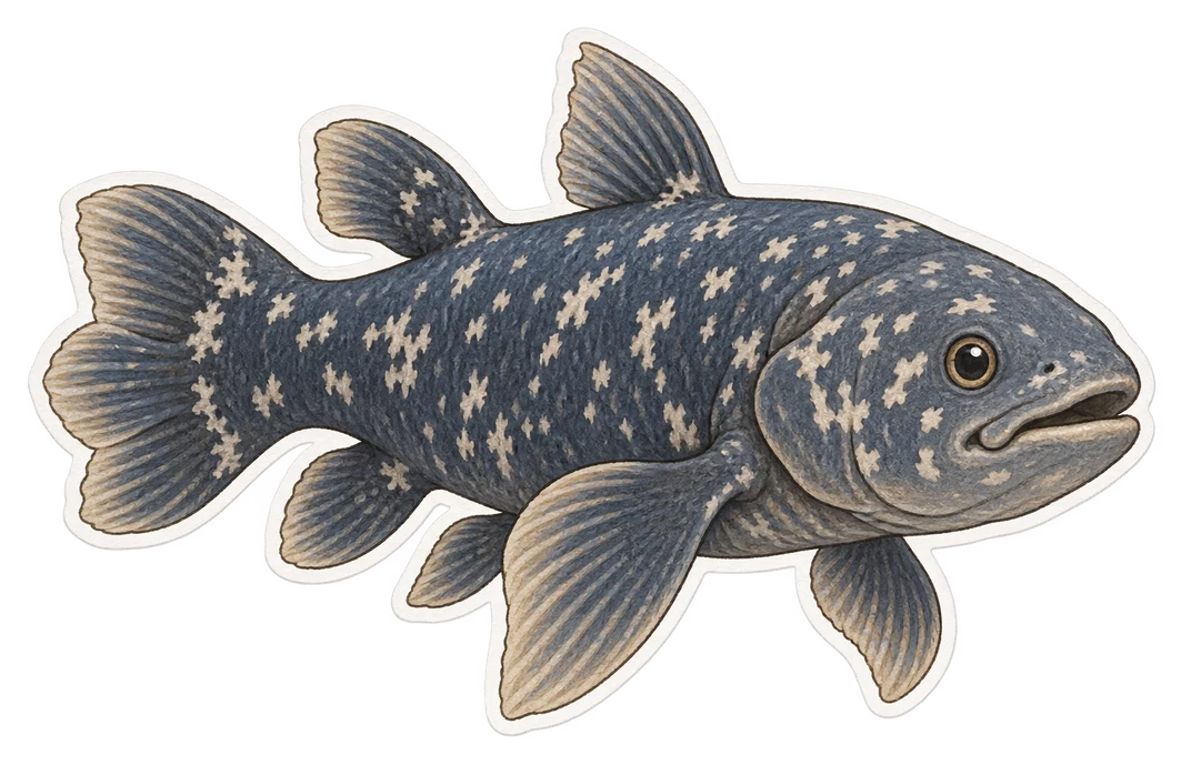 Le cœlacanthe indonésien (Latimeria menadoensis)