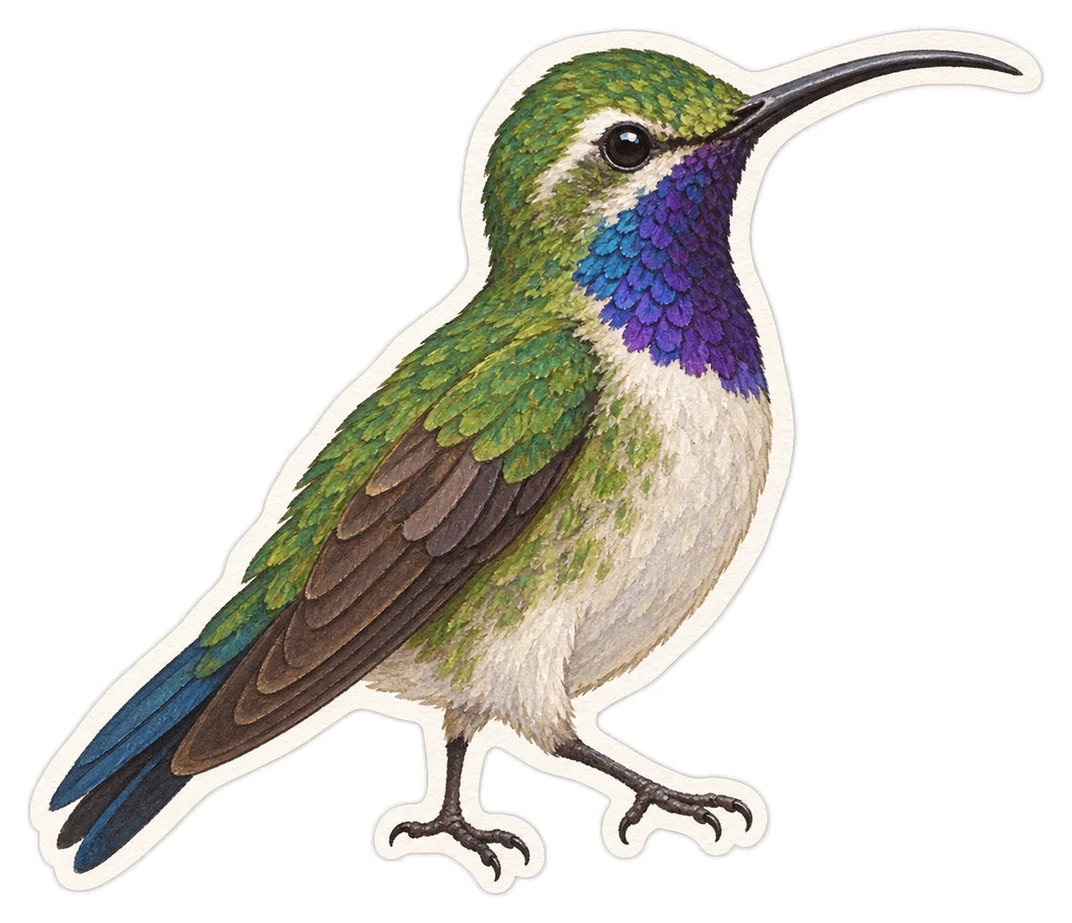 Le colibri de Delphine (Colibri delphinae)