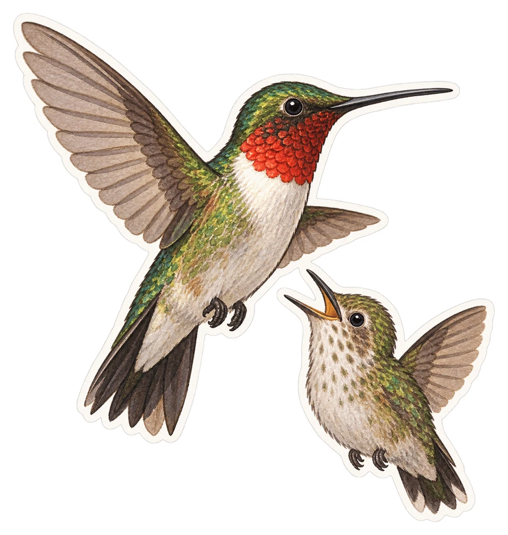 Le petit du colibri