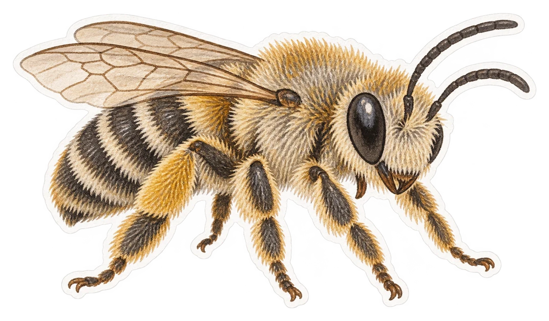 La collète cuniculaire (Colletes cunicularius)