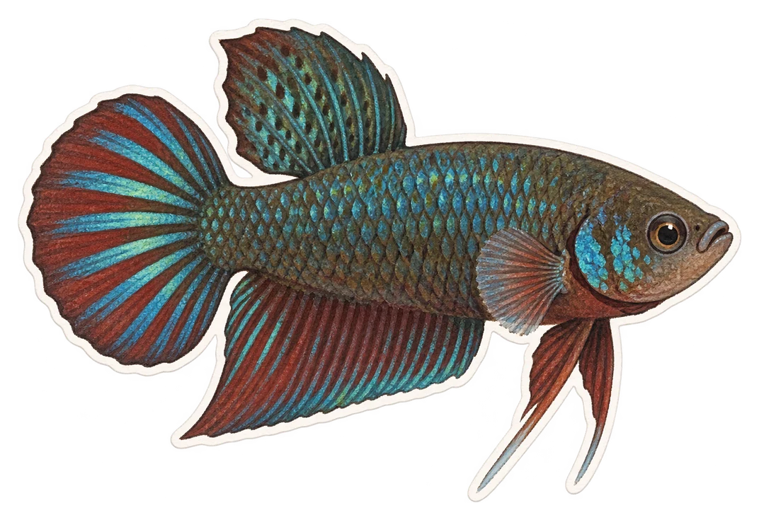 Le combattant paisible (Betta imbellis)