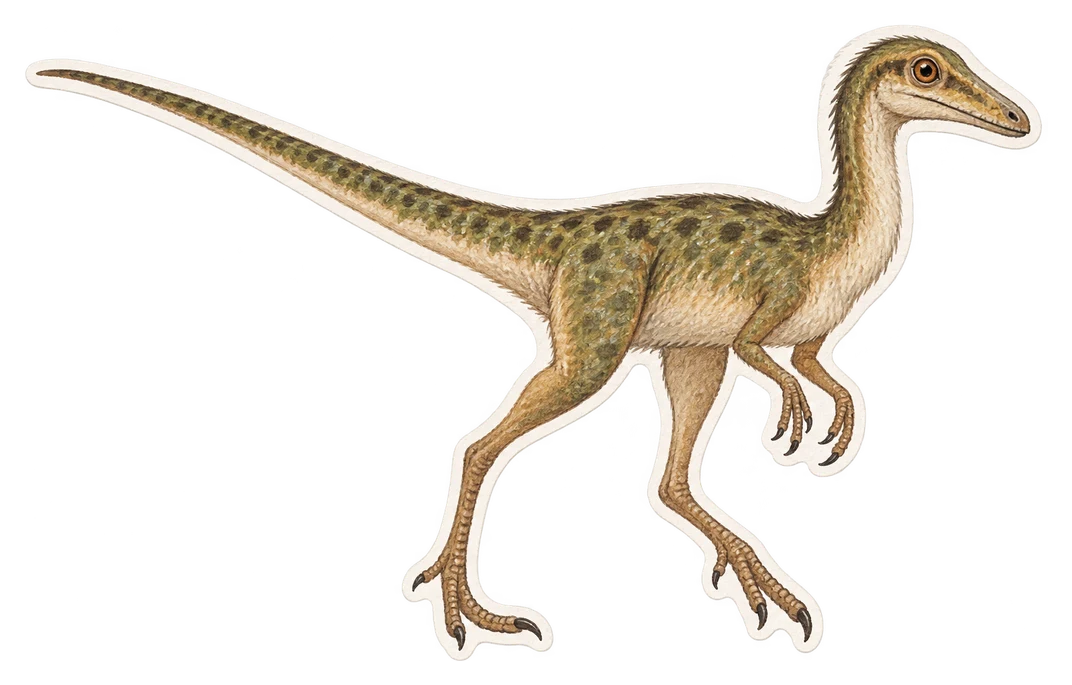 Le compsognathus (Compsognathus longipes)