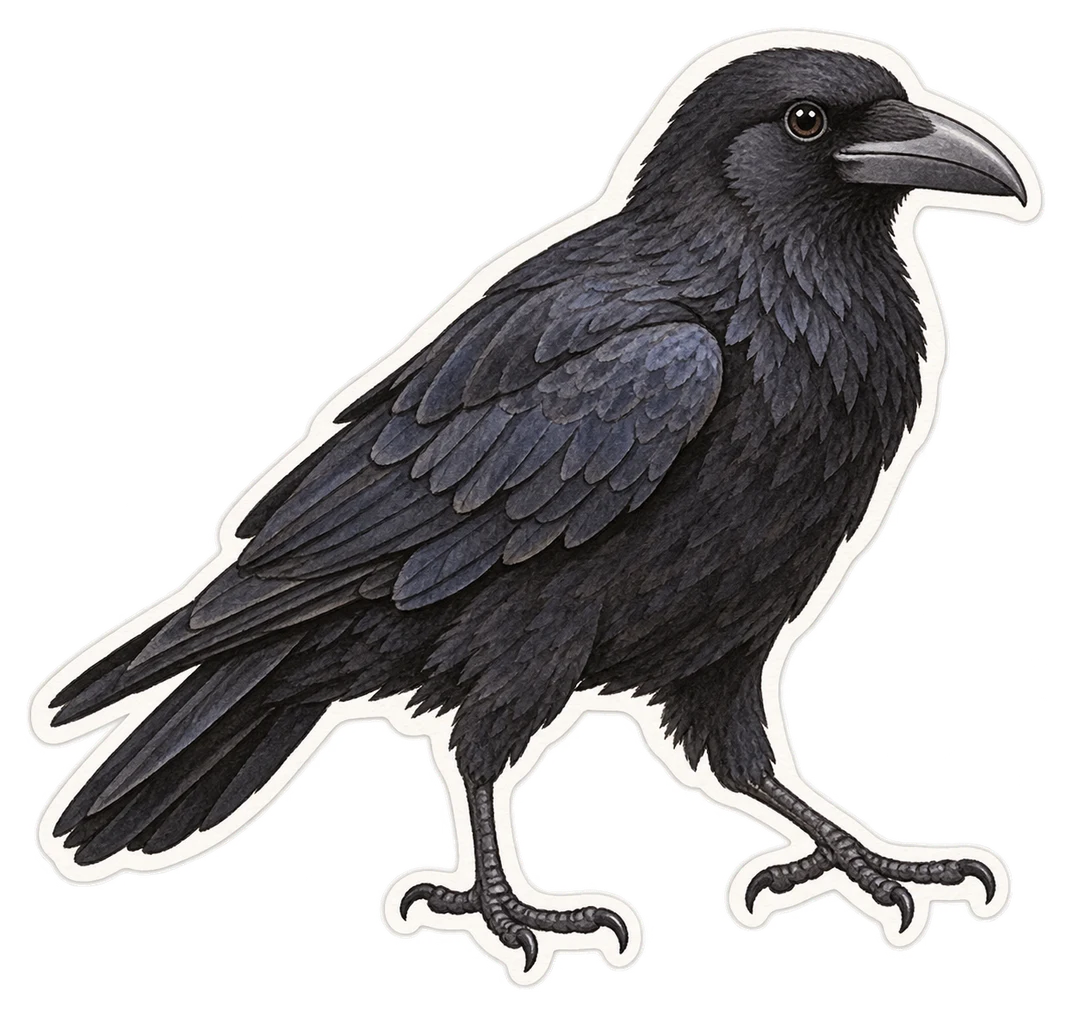 Le corbeau de Tasmanie (Corvus tasmanicus)