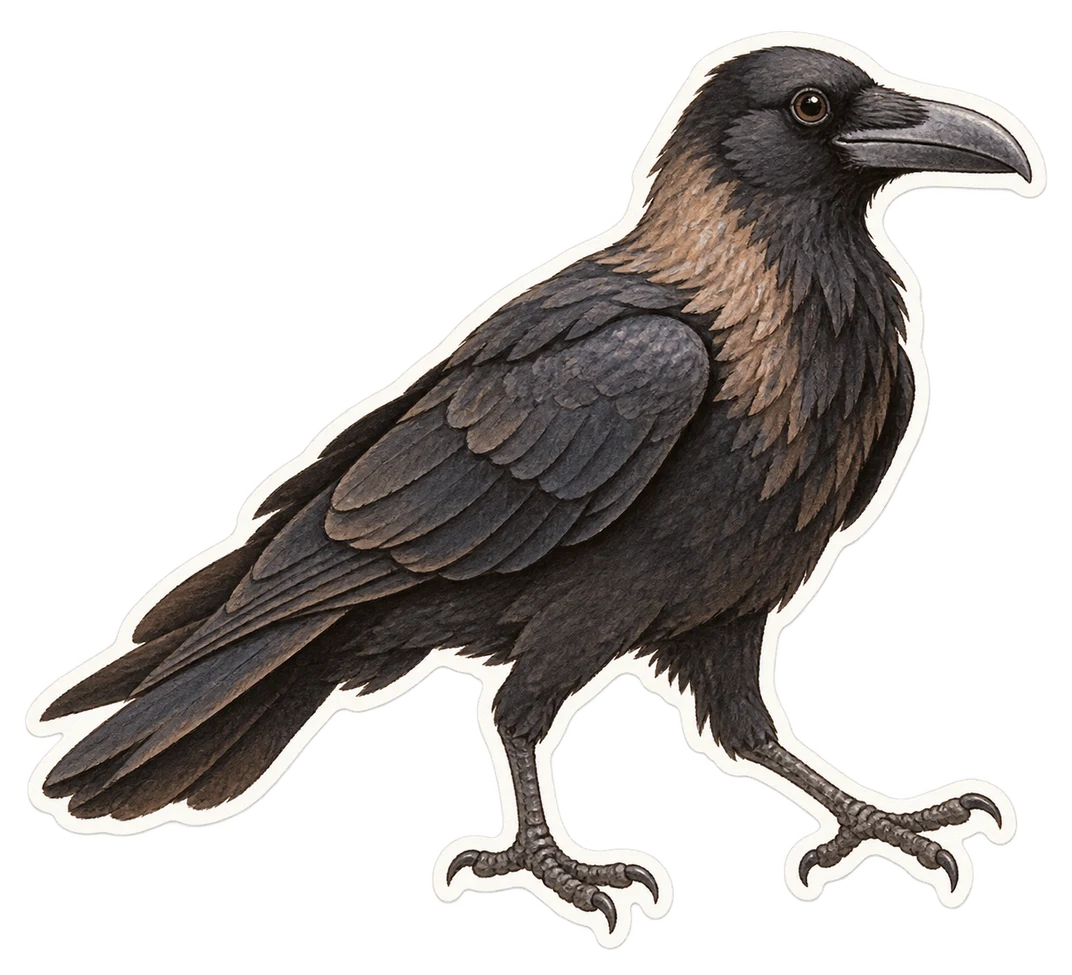 Le corbeau du désert (Corvus bennetti)