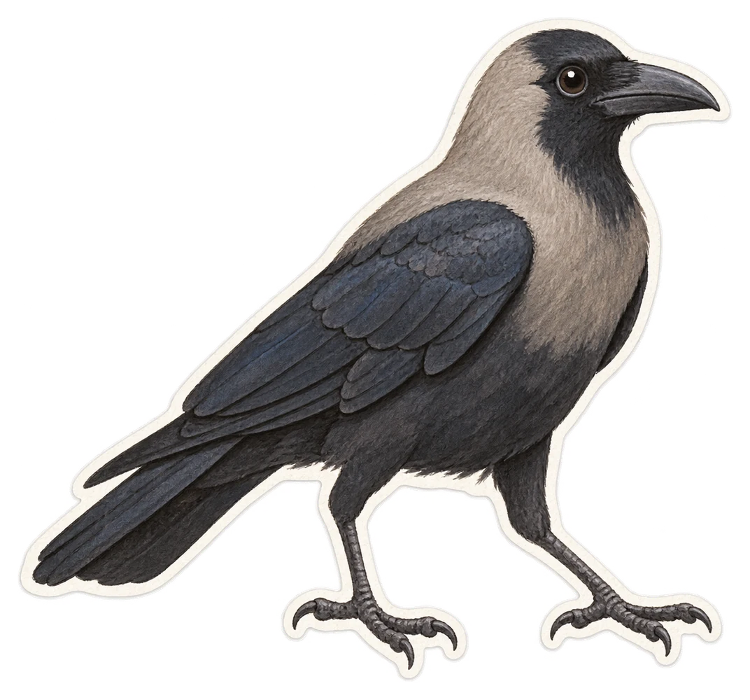 Le corbeau familier (Corvus splendens)