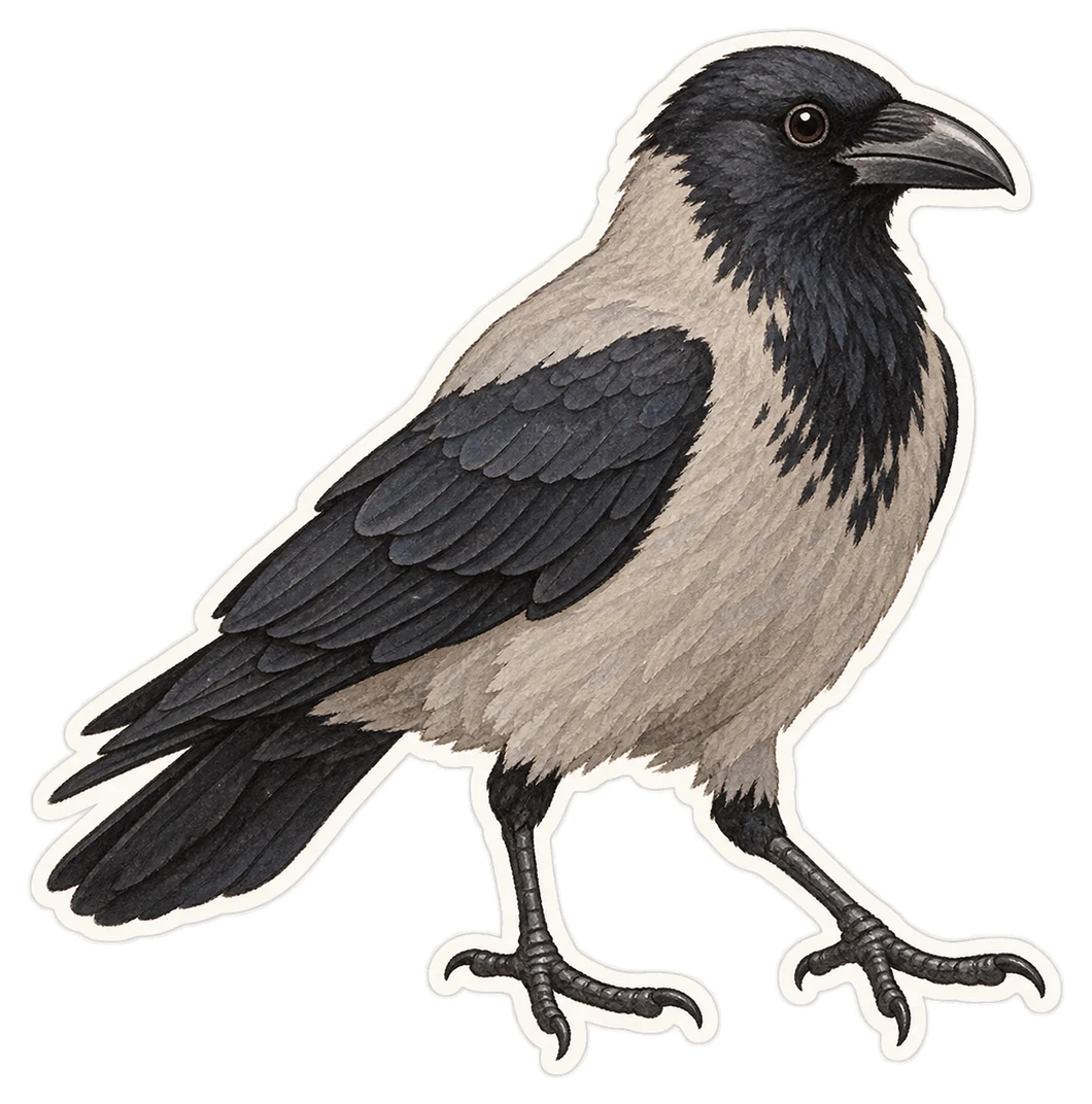 La corneille de rivage (Corvus ossifragus)