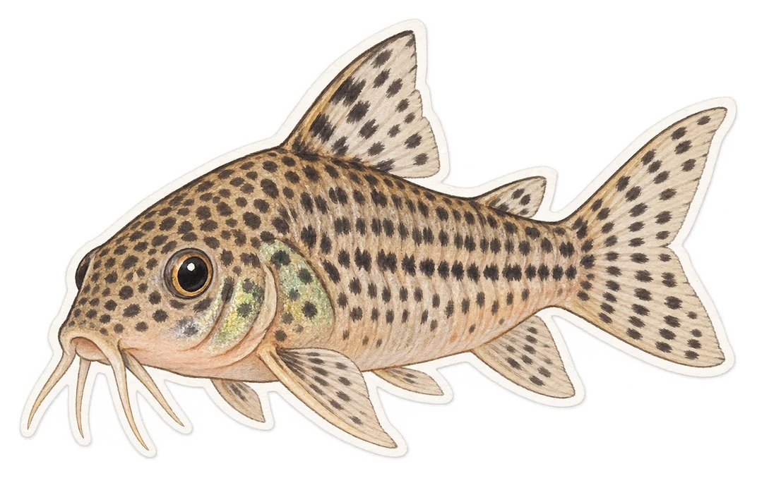 Le corydoras poivré (Corydoras paleatus)
