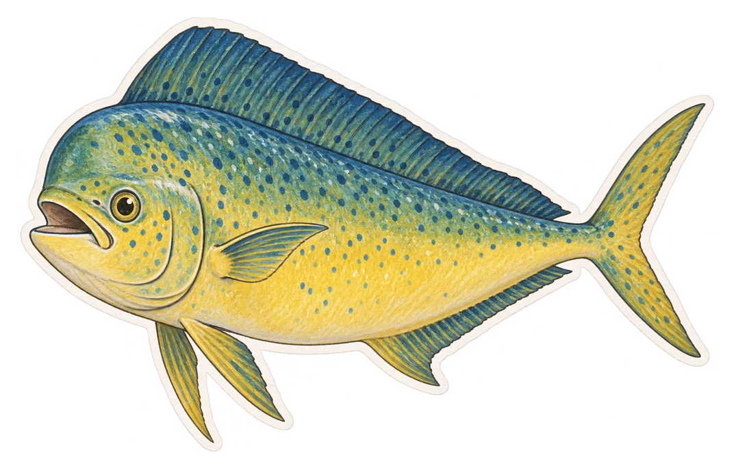 Le coryphène pompano (Coryphaena equiselis)