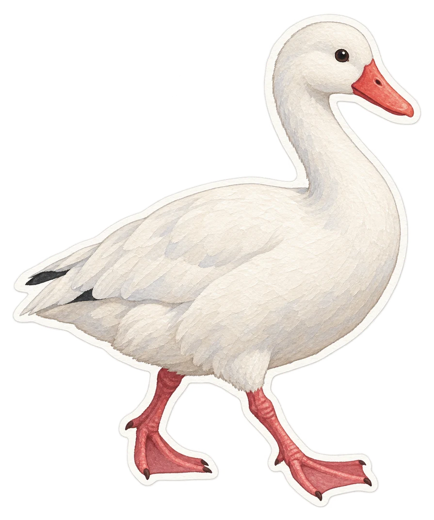 Le coscoroba blanc (Coscoroba coscoroba)