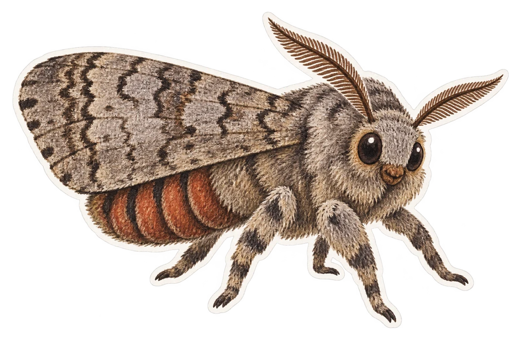 Le cossus gâte-bois (Cossus cossus)