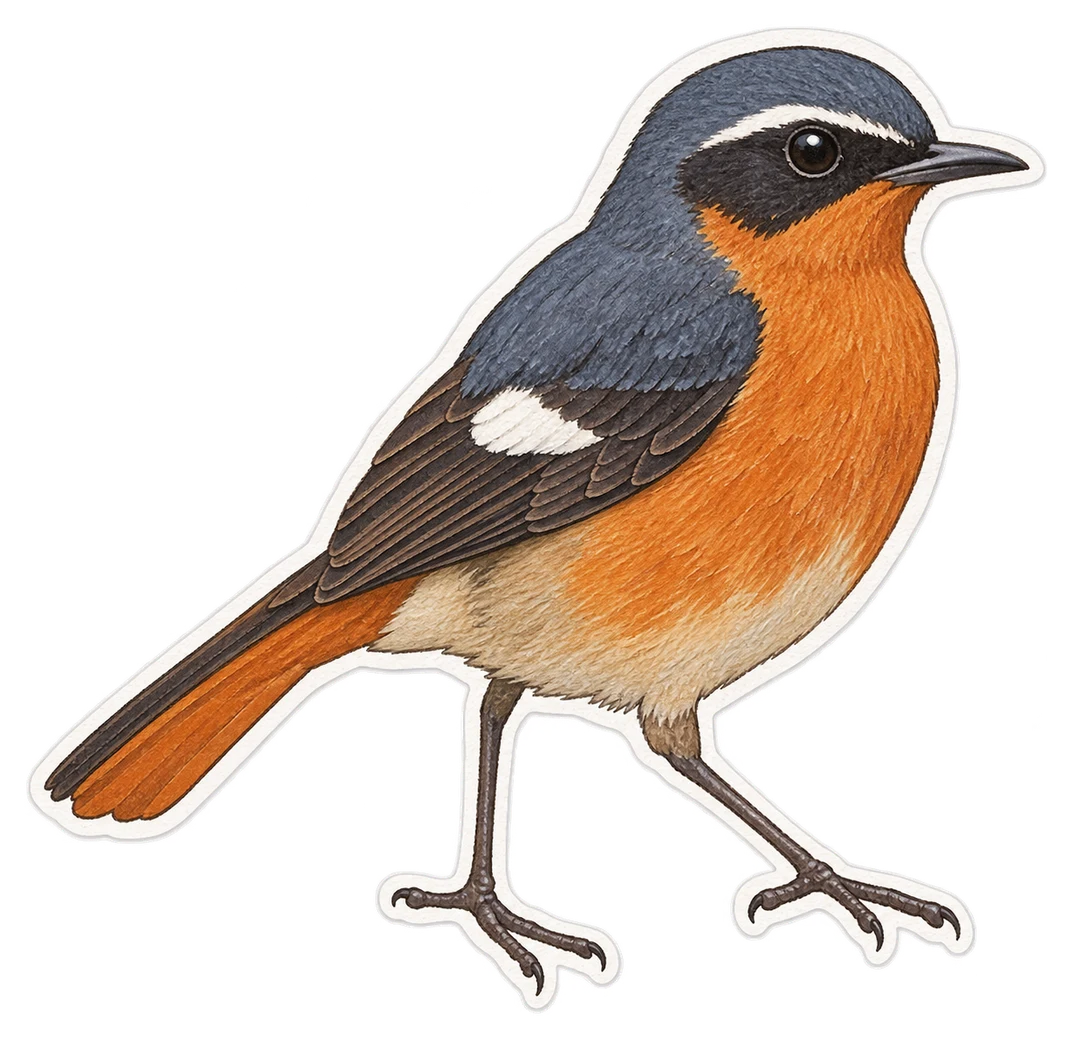 Le cossyphe de Heuglin (Cossypha heuglini)