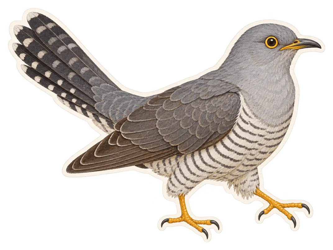 Le coucou gris (Cuculus canorus)
