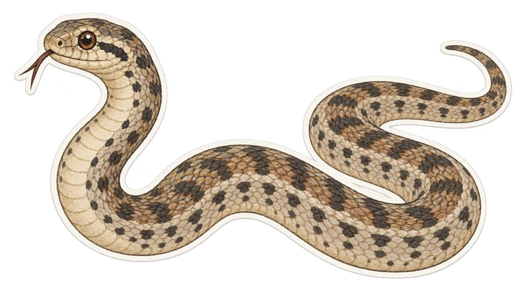 La couleuvre à échelons (Rhinechis scalaris)
