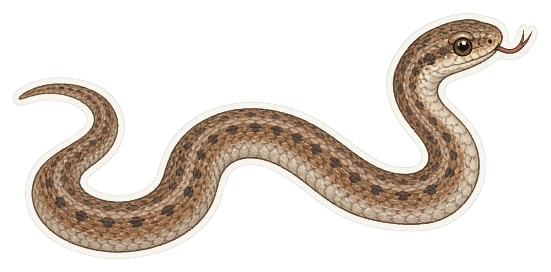 La couleuvre brune (Storeria dekayi)